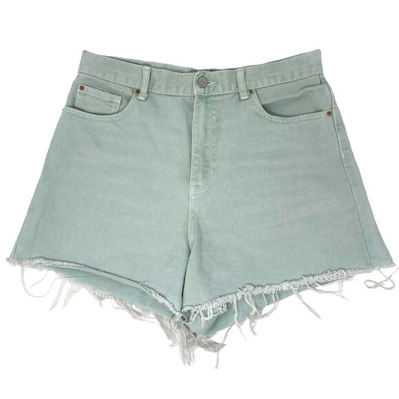 BDG Mint Green A-line Short Raw Hem 31 - Picture 12 of 12